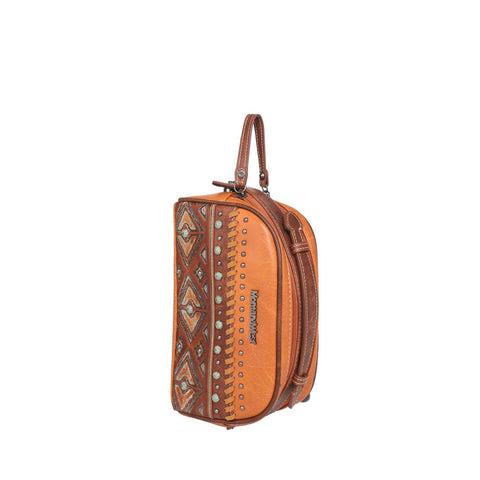 Montana West Aztec Tooled Studs Travel Pouch - Montana West World