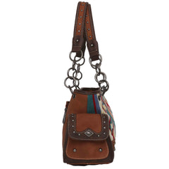 Montana West Aztec Tapestry Concealed Carry Satchel - Montana West World
