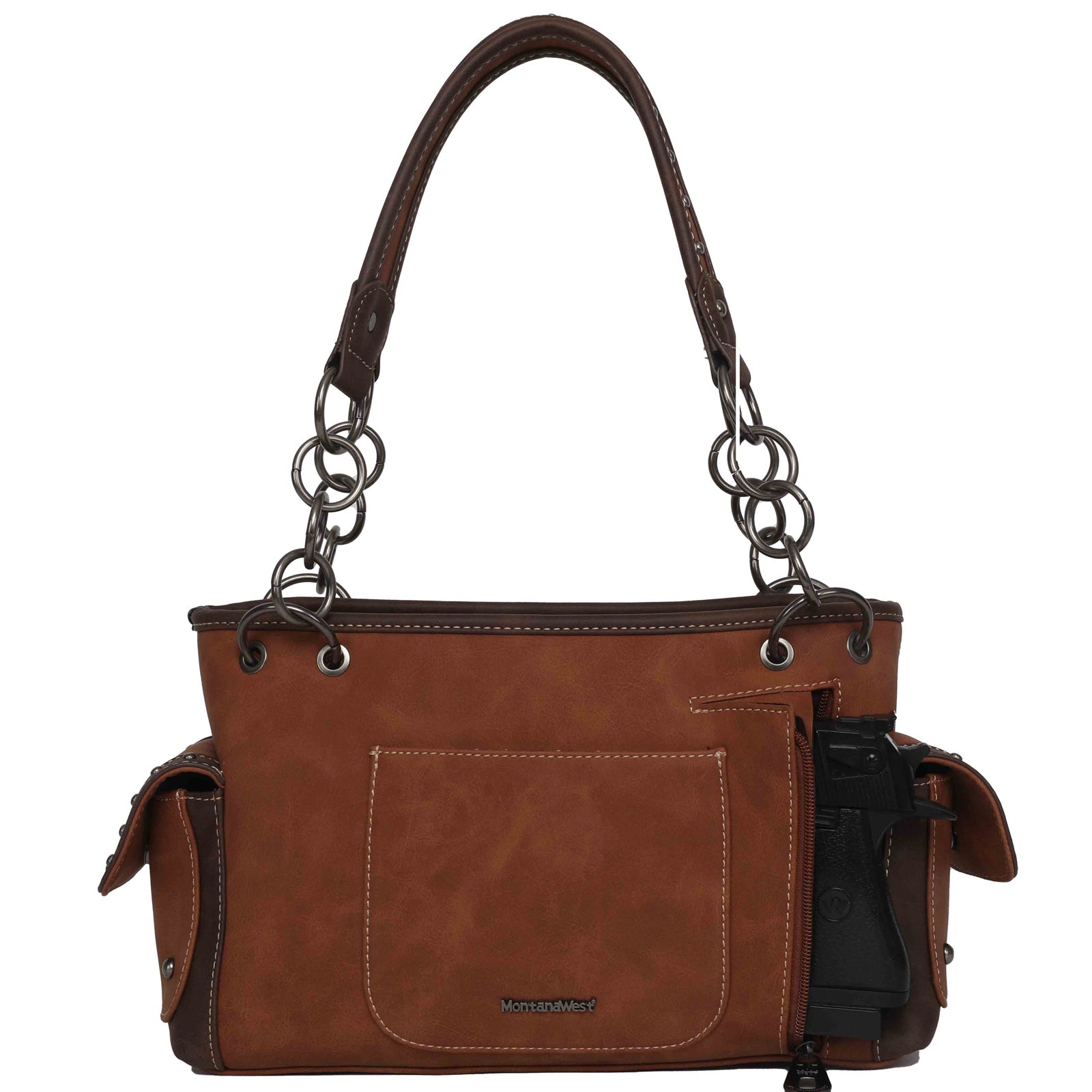 Montana West Aztec Tapestry Concealed Carry Satchel - Montana West World