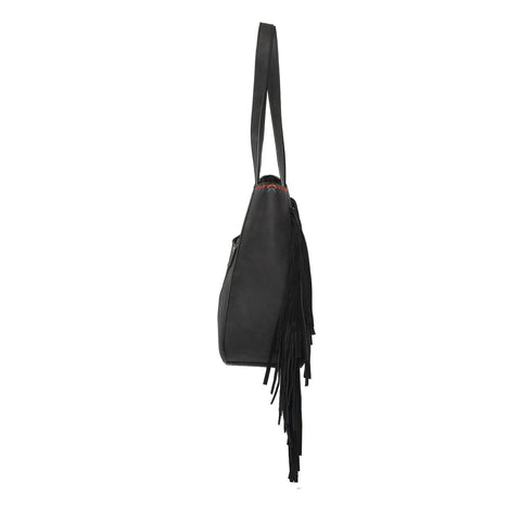 Wrangler Embroidered Fringe Collection Concealed Carry Tote - Montana West World