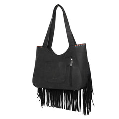 Wrangler Embroidered Fringe Collection Concealed Carry Tote - Montana West World