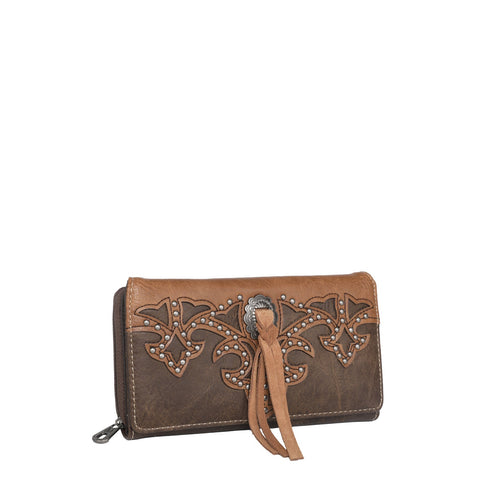 Montana West Boot Scroll Collection Wallet - Montana West World