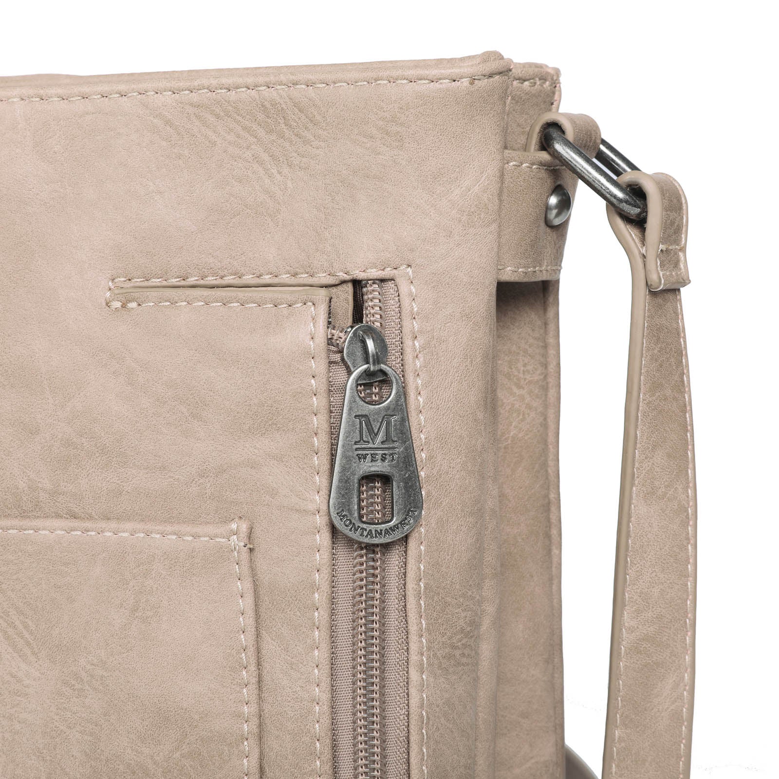 Montana West Whipstitch Concealed Carry Crossbody Bag - Montana West World
