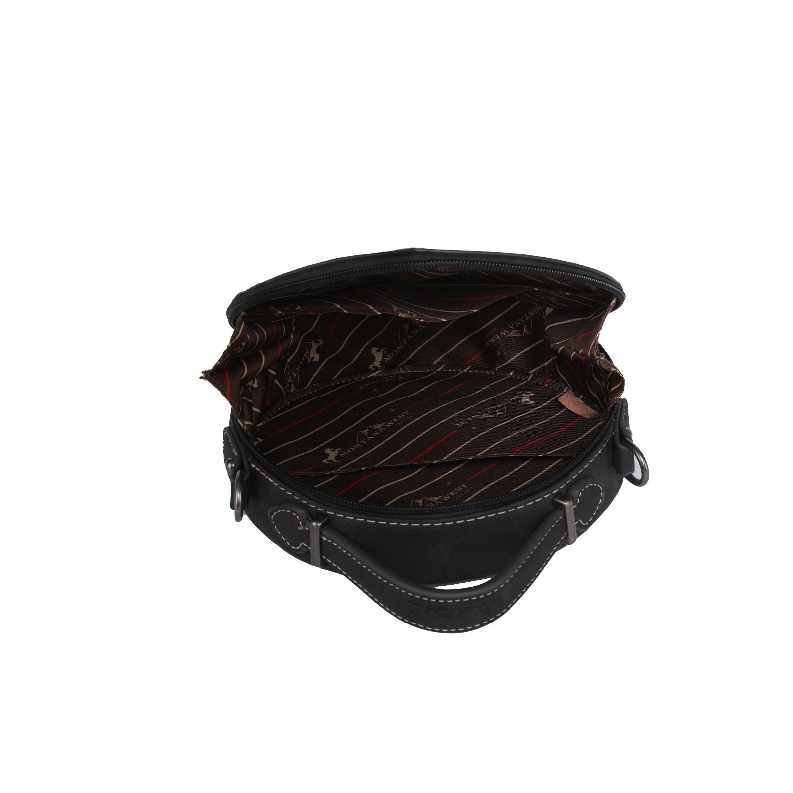 Montana West Embroidered Aztec Collection Crossbody Circle Bag - Montana West World