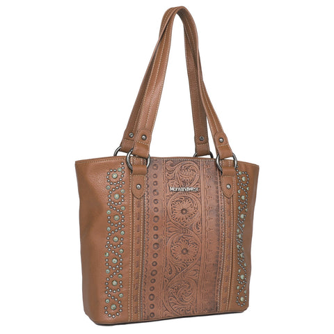 Montana West Floral Embossed Concealed Carry Tote - Montana West World