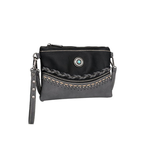 Montana West Stone Concho Crossbody Clutch - Montana West World