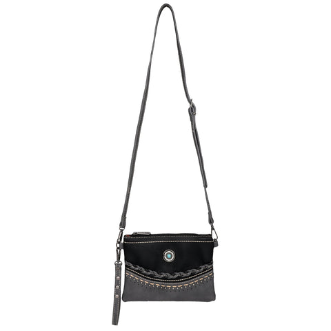 Montana West Stone Concho Crossbody Clutch - Montana West World