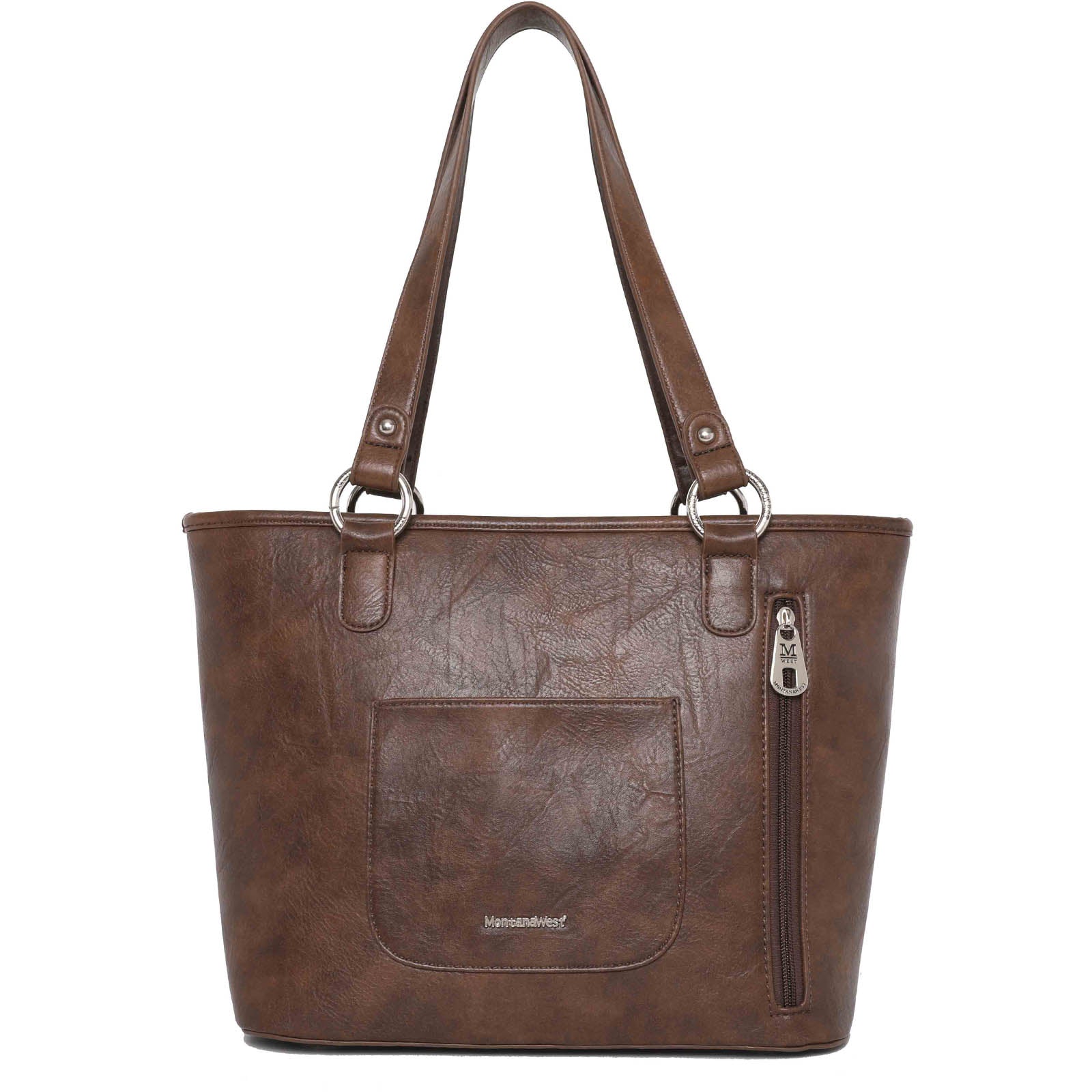 Montana West Vintage Floral Cut-Out Concealed Carry Tote - Montana West World