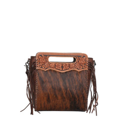 Montana West Western Tooled Hair-on Concealed Carry Hobo - Montana West World