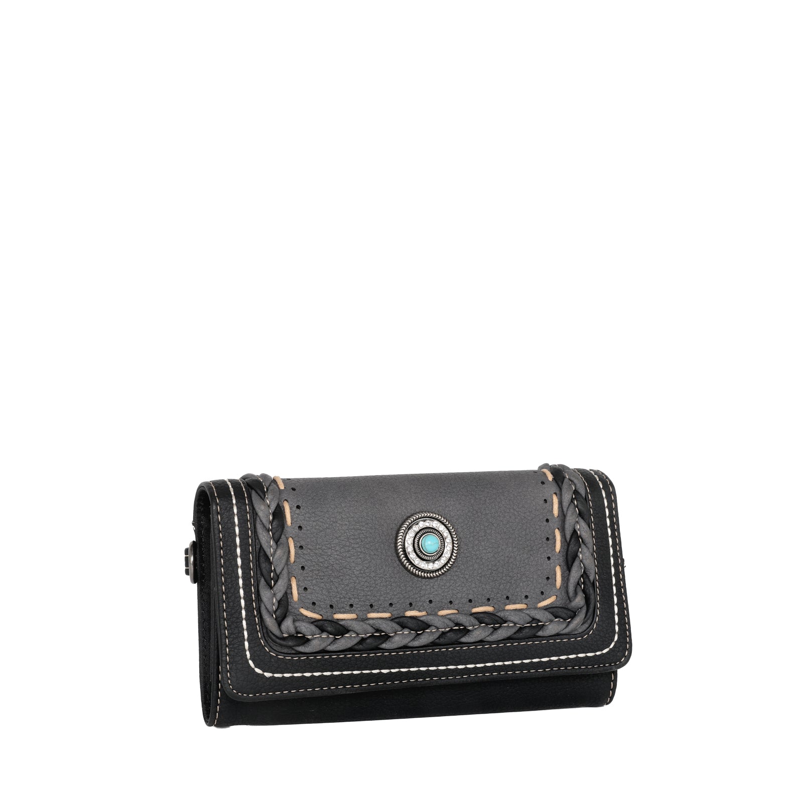 Montana West Turquoise Stone Concho Wallet - Montana West World