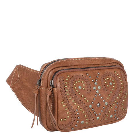 Montana West Whipstitch Collection Fanny Pack - Montana West World