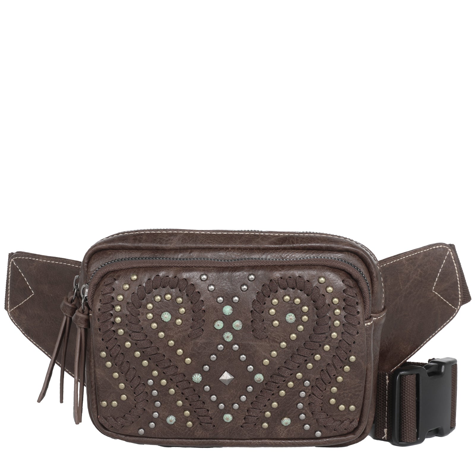 Montana West Whipstitch Collection Fanny Pack - Montana West World