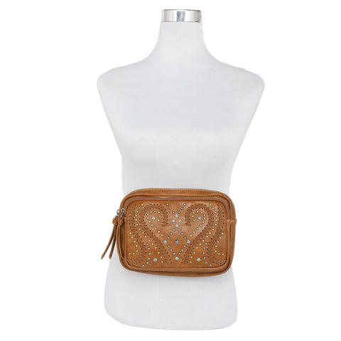 Montana West Whipstitch Collection Fanny Pack - Montana West World