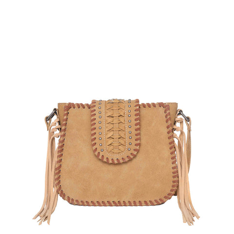 Montana West Whipstitch Fringe Western Crossbody Bag - Montana West World