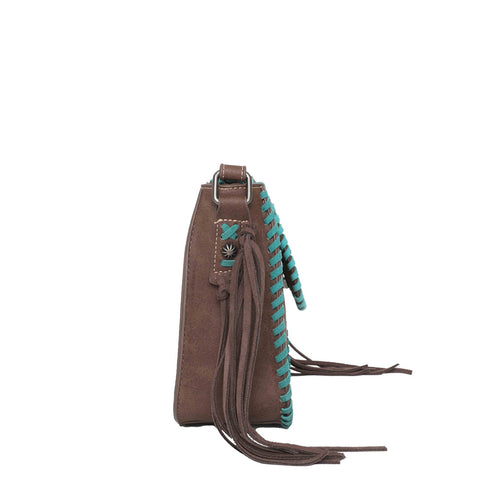 Montana West Whipstitch Fringe Western Crossbody Bag - Montana West World