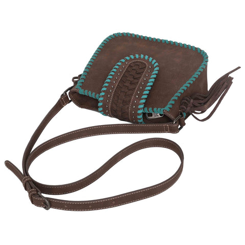 Montana West Whipstitch Fringe Western Crossbody Bag - Montana West World