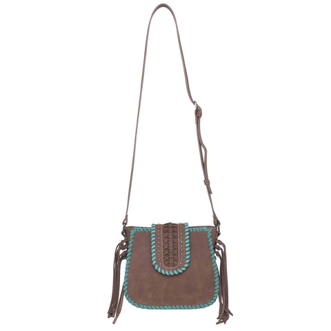 Montana West Whipstitch Fringe Western Crossbody Bag - Montana West World