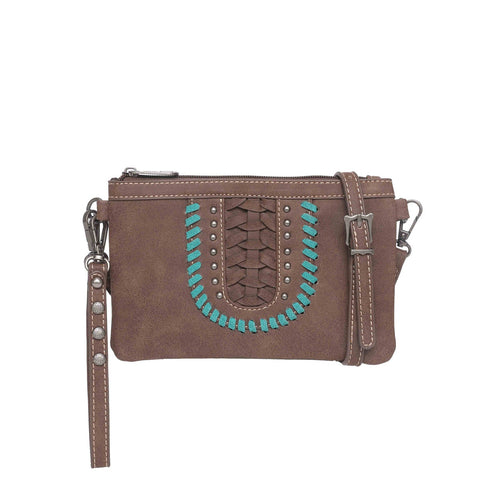 Montana West Tribal Whipstitch Western Crossbody Clutch - Montana West World