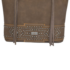 Montana West Concho Collection Studed Concealed Carry Tote - Montana West World