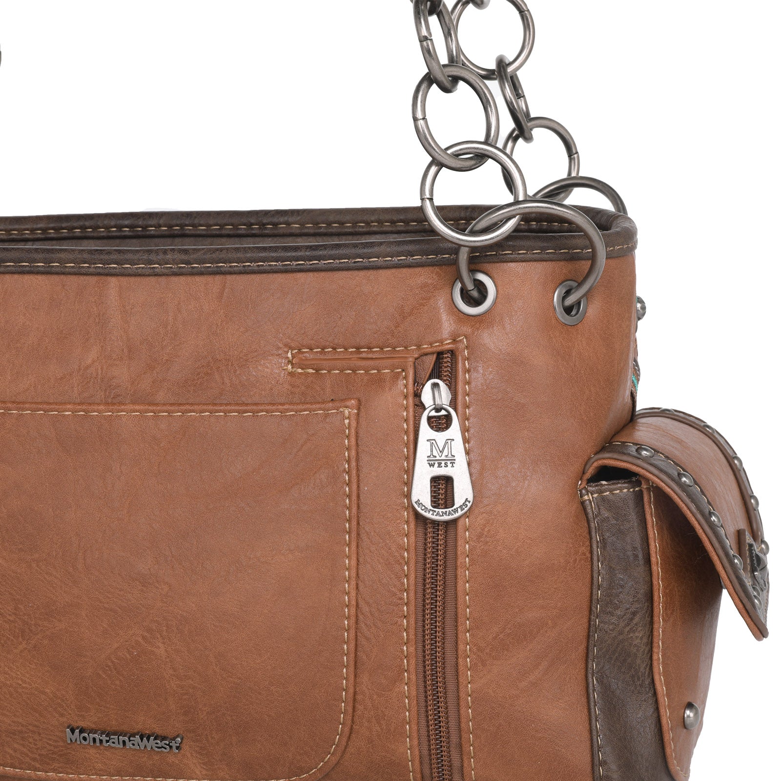 Montana West Concho Collection Concealed Carry Satchel - Montana West World