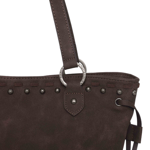 Trinity Ranch Hair-On Cowhide Concealed Carry Tote - Montana West World