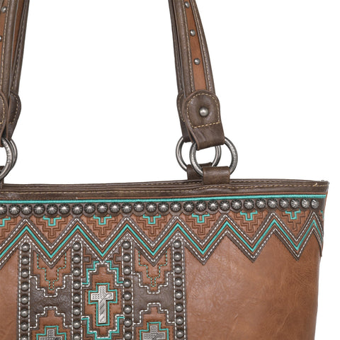 Montana West Concho Collection Concealed Carry Tote - Montana West World