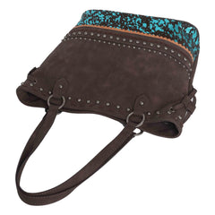 Trinity Ranch Hair-On Cowhide Concealed Carry Tote - Montana West World