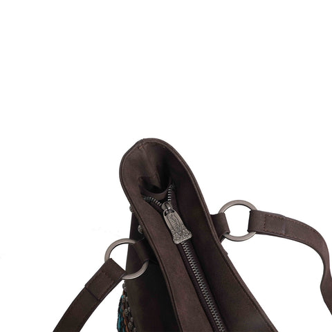 Trinity Ranch Hair-On Cowhide Concealed Carry Tote - Montana West World