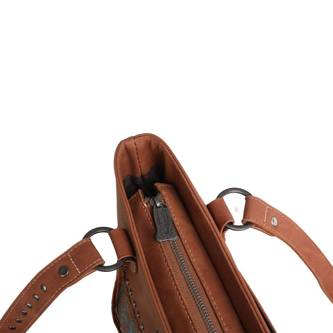 Trinity Ranch Hair On Cowhide Collection Concealed Carry Tote - Montana West World