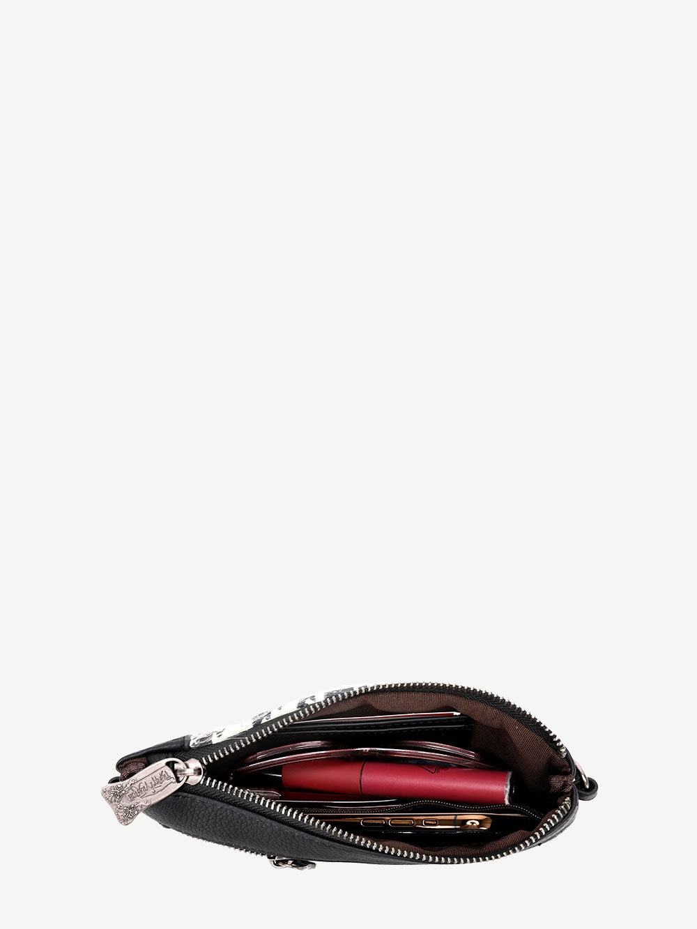 Trinity Ranch Hair-On Cowhide Collection Crossbody Clutch - Montana West World