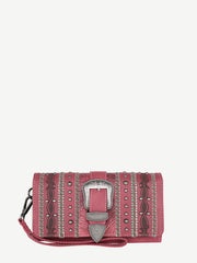 Montana West Buckle Floral Embossed Concealed Carry Tote Bag Collection - Montana West World