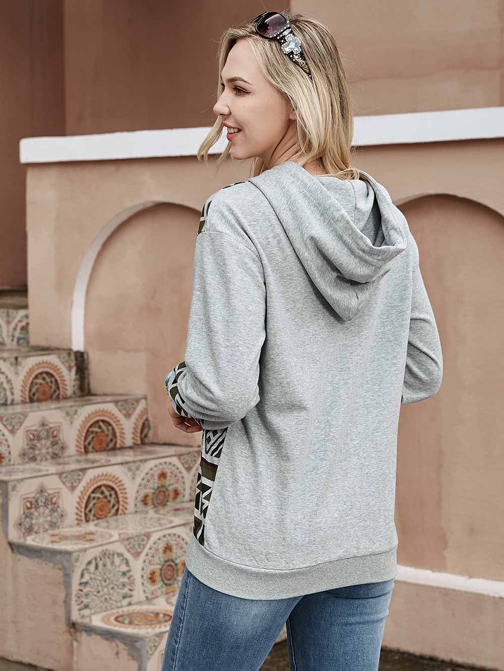 American Bling Women Aztec Zip Up Hoodie - Montana West World