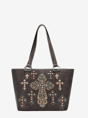 Montana West Embroidered Spiritual Concealed Carry Tote - Montana West World