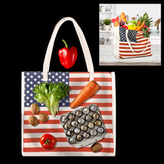 Montana West American Pride Large Canvas Tote Bag - Montana West World