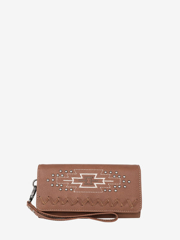 Montana West Aztec Embroidery Wallet - Montana West World