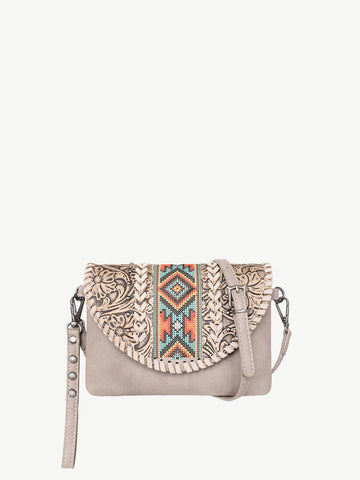 Montana West Floral Embroidered Aztec Crossbody Bag - Montana West World