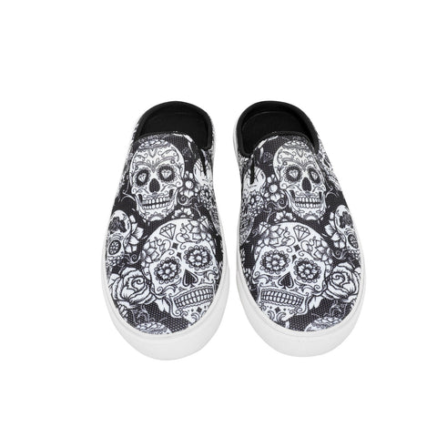 Montana West Sugar Skull Print Collection Sneaker Slides - Montana West World