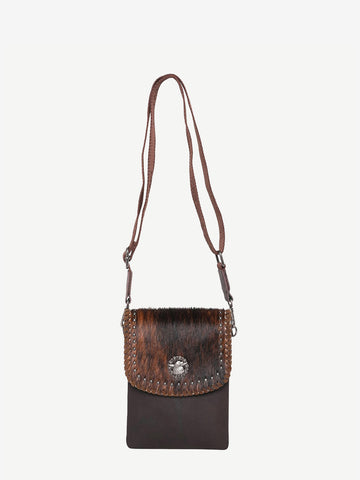 Montana West Hair-On Cowhide Leather Crossbody - Montana West World