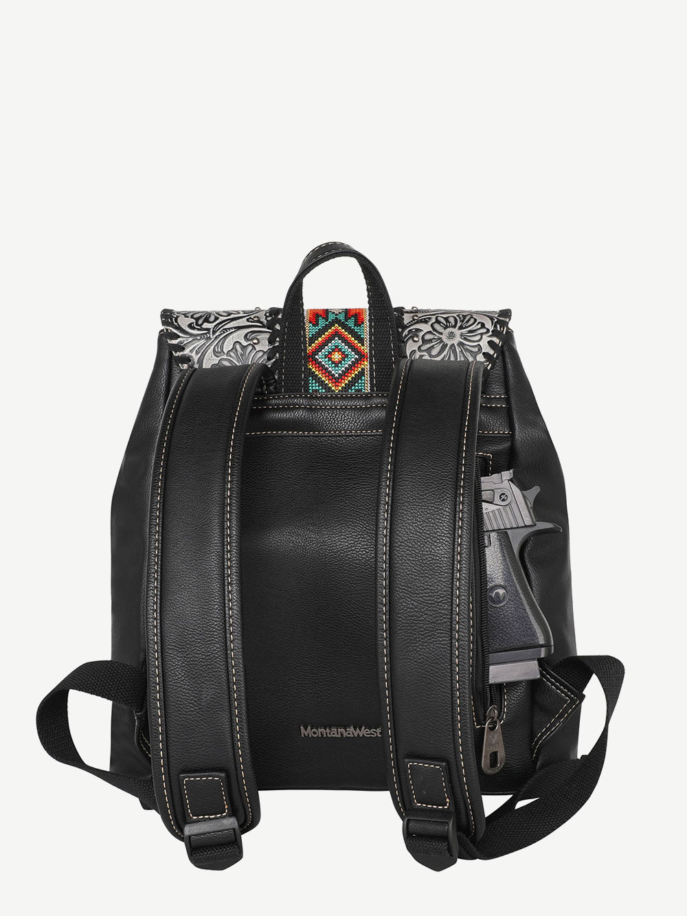 Montana West Floral Tooling Aztec Backpack - Montana West World