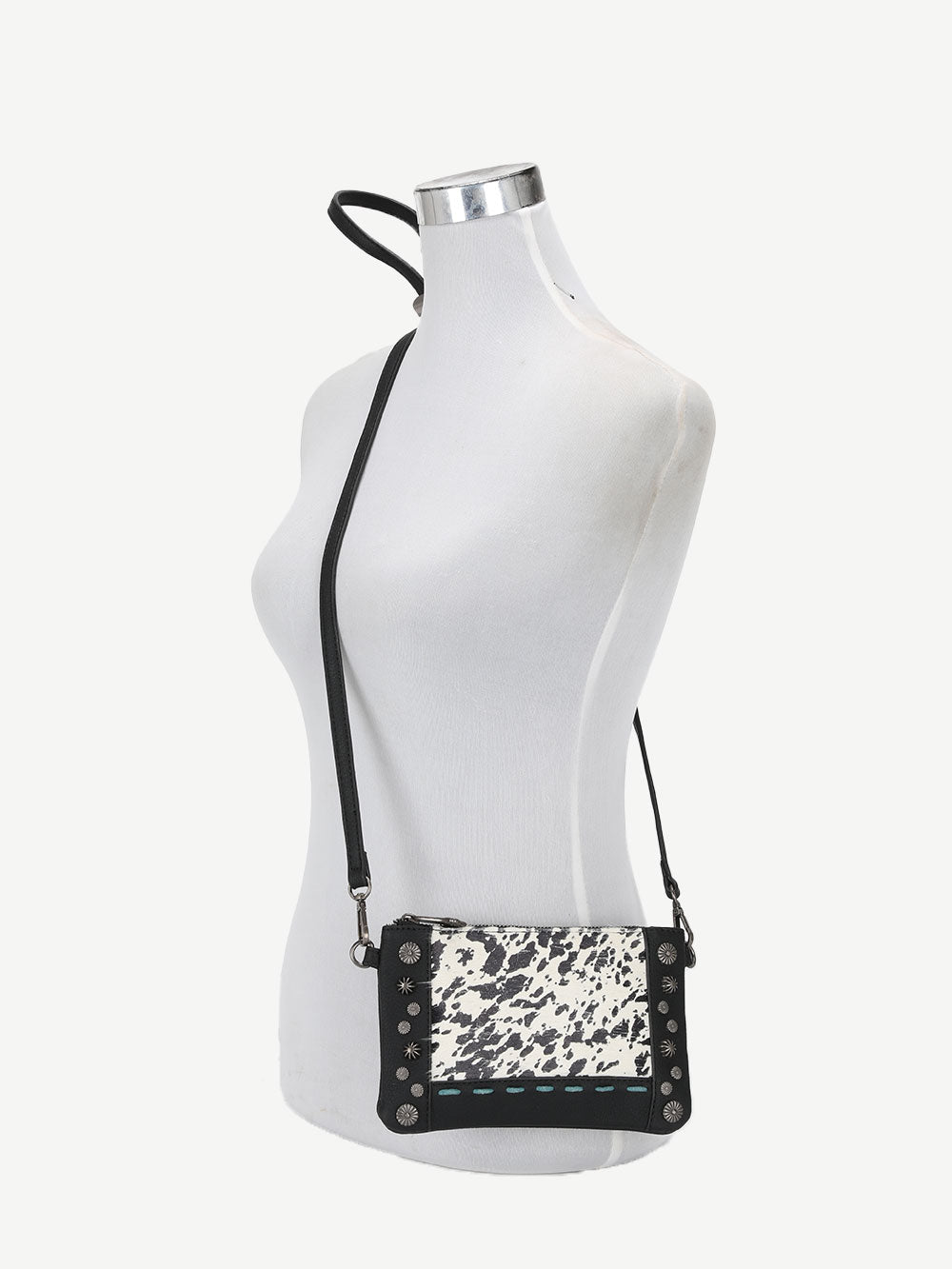 Trinity Ranch Hair-On Cowhide Collection Crossbody Clutch - Montana West World