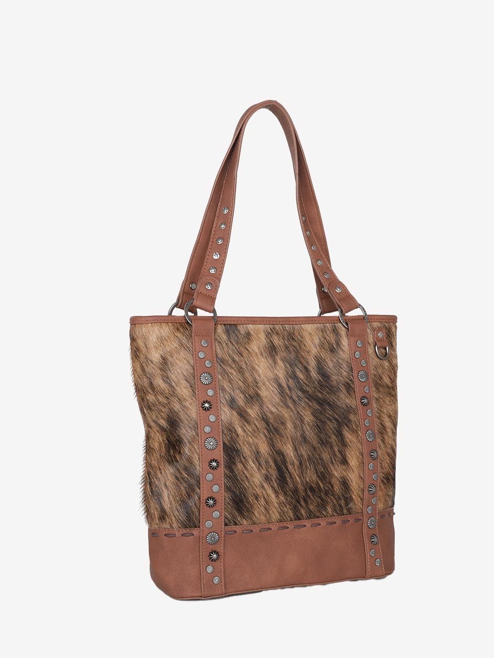 Trinity Ranch Hair-On Cowhide Concealed Carry Tote - Montana West World
