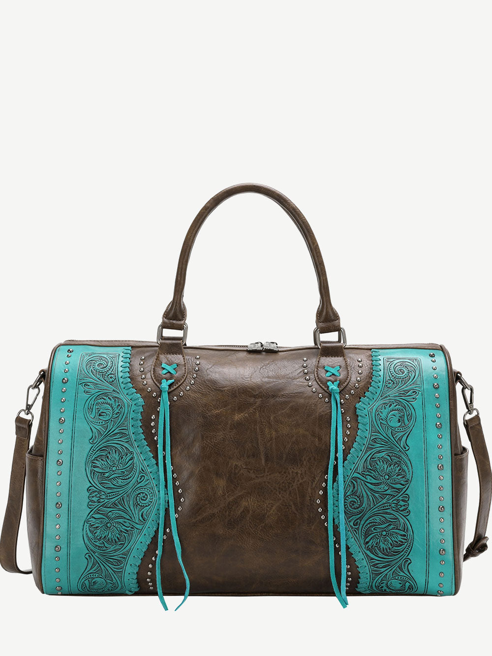 Trinity Ranch Floral Tooled Leather Tassel Concealed Carry Collection - Montana West World