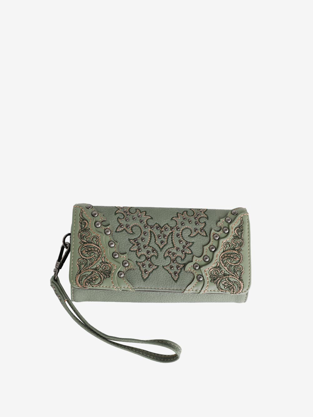 Montana West Boot Scroll Embroidered Collection Wallet - Montana West World