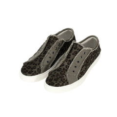 Montana West Leopard Hair-On Canvas Shoes - Montana West World