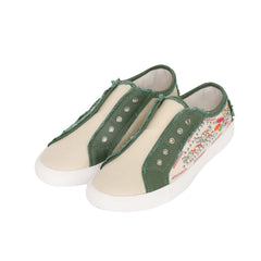 Montana West Floral Embroidered Canvas Shoes - Montana West World