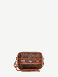 Trinity Ranch Hair On Cowhide Collection Crossbody Bag - Montana West World