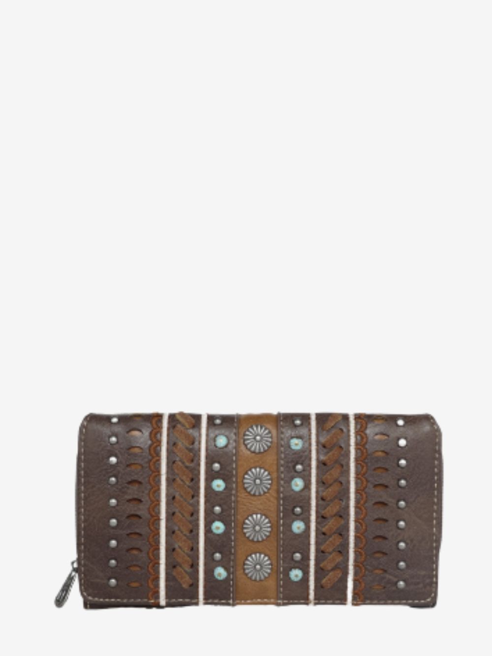 Montana West Laser Cut-out Studs Women Wallet - Montana West World