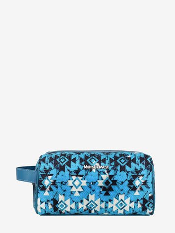 Montana West Navy Aztec Print Multi Purpose Travel Pouch - Montana West World