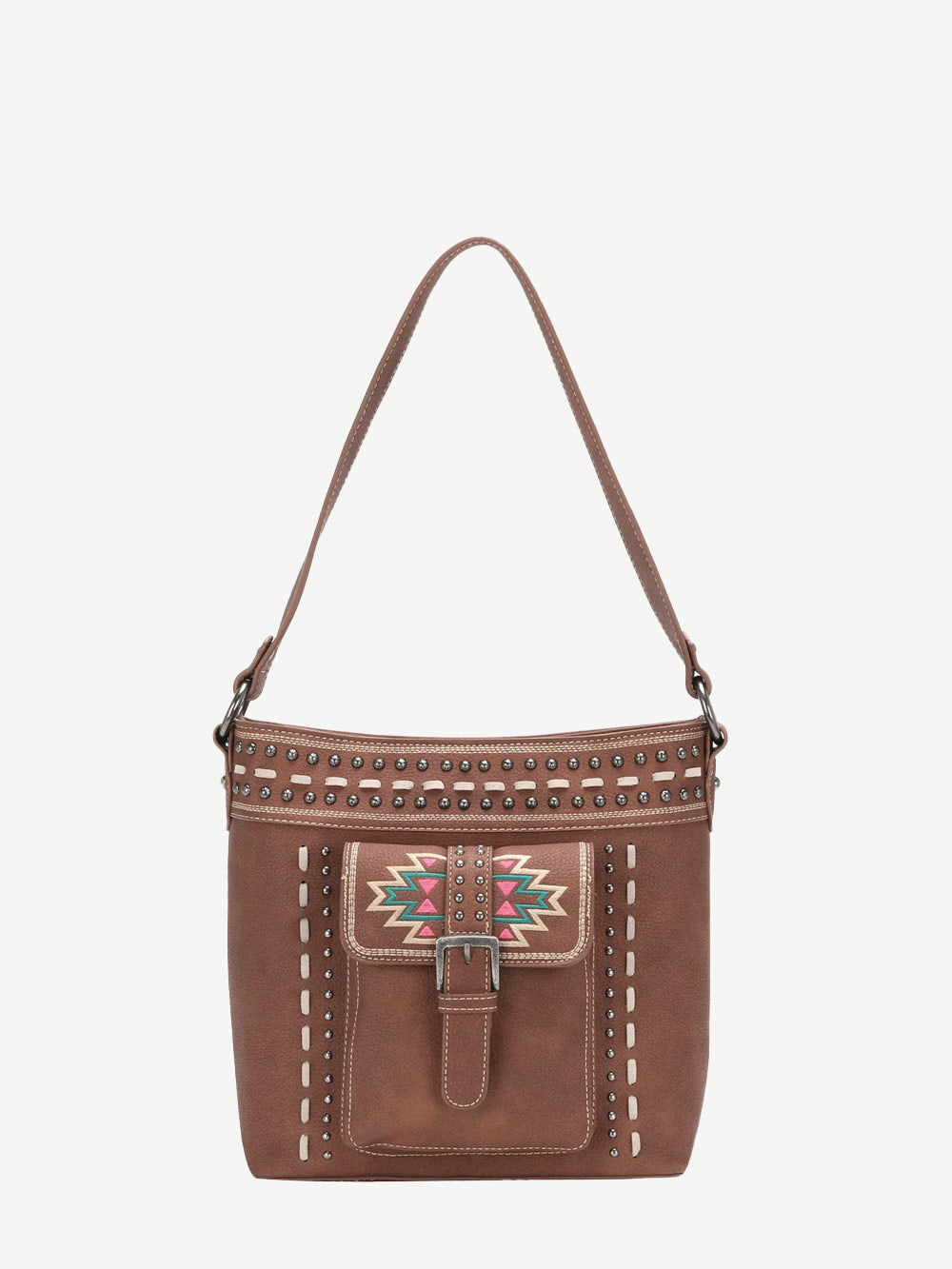 Montana West Embroidered Aztec Concealed Carry Hobo - Montana West World