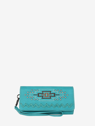 Montana West Aztec Embroidery Wallet - Montana West World